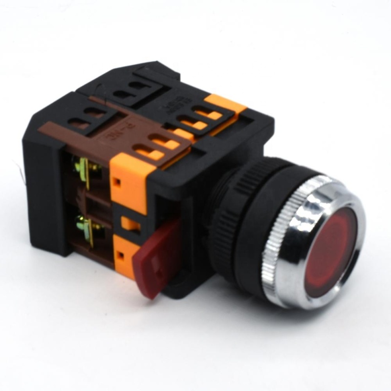 iehc APBB series high quality LED flat push button switch with light