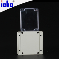 Y2 series 115*90*68mm ABC PC plastic transparent lid waterproof junction box with ear