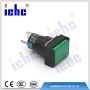 LAY90 series high quality 16mm illuminated clear plastic push button switch