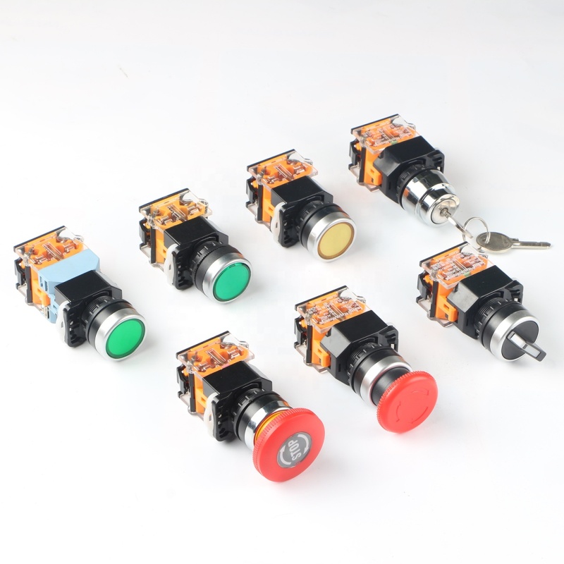 iehc LAY5(XB2)-BC42 mushroom head spring return emergency push button switch
