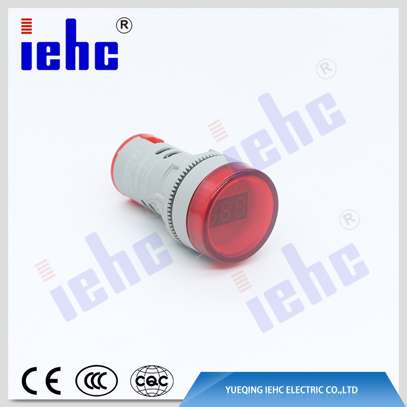 high quality AD6 series 22mm led digital voltmeter indicator light