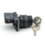 iehc high quality YB5-AG21 XB5 series 2 position latching rotary selector switch with key