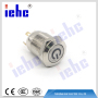 YHJ series China manufacturer 12mm push button switch with le