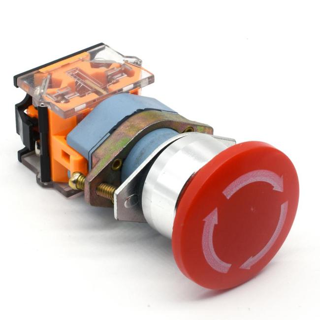 iehc LA39 series high quality self-locking emergency stop latching push button switch
