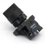 iehc high quality YB2-ED21 XB2(LAY5) series 2 position 22mm self-locking rotary selector push button switch