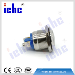 YHJ series 16mm waterproof Momentary metal push button switch
