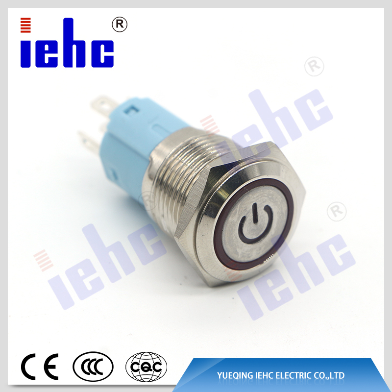 YHJ series factory supply 19mm push button switch