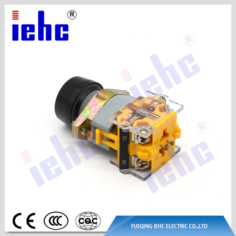 iehc LA39 series high quality 22mm flat head push button switch
