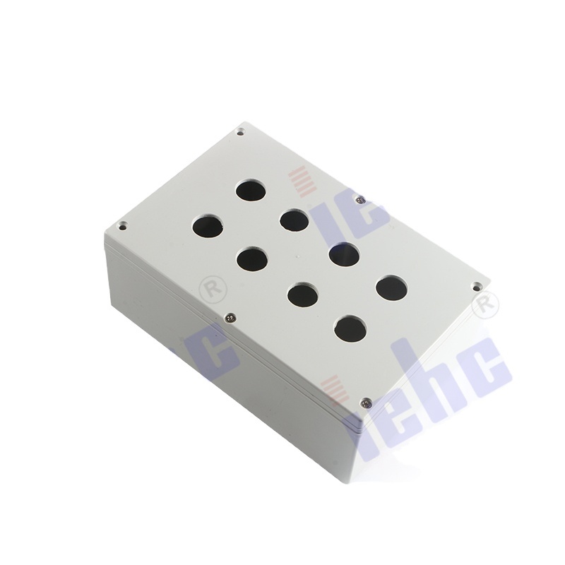 iehc HJ9-8W waterproof dustproof 8 holes push button control switch box