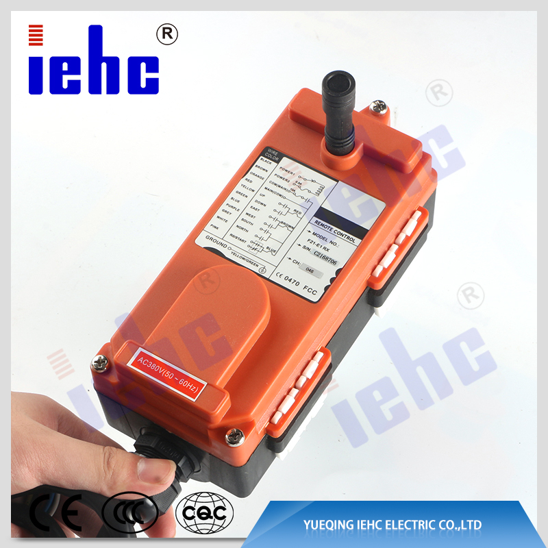 F21-E1 waterproof single speed overhead crane hoist wireless radio industrial remote control