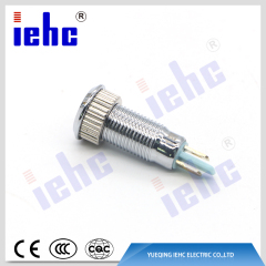 YHJ series 8mm 12v mini led metal indicator lights