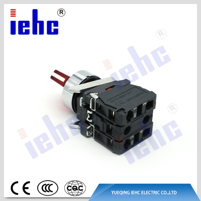 high quality LA42 series 2 or 3 position micro selector push button switch
