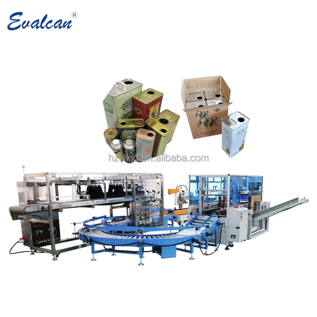 Automatic bottle case packing machine for carton filling