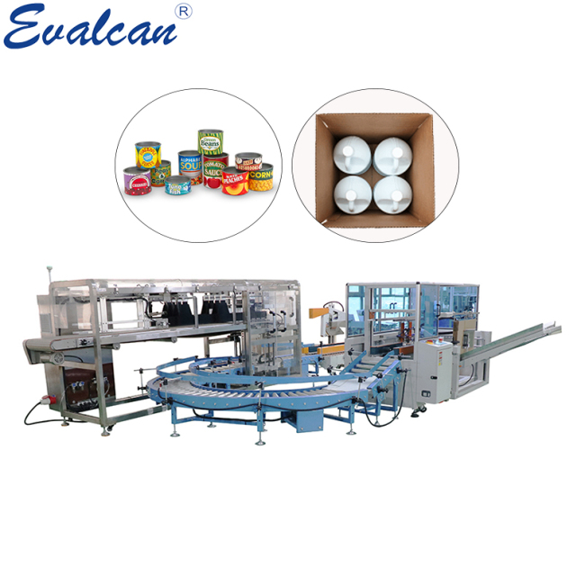 factory direct sale tins case packer for cans