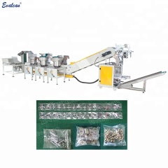 Automatic pouch packing clip machine