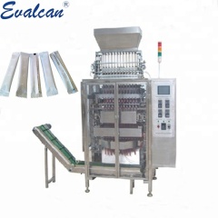 Automatic 4 lines stick pack machine for coffee powder