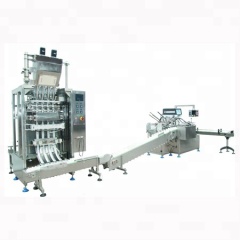 Automatic milk powders sachets packing machine with multi-lanes