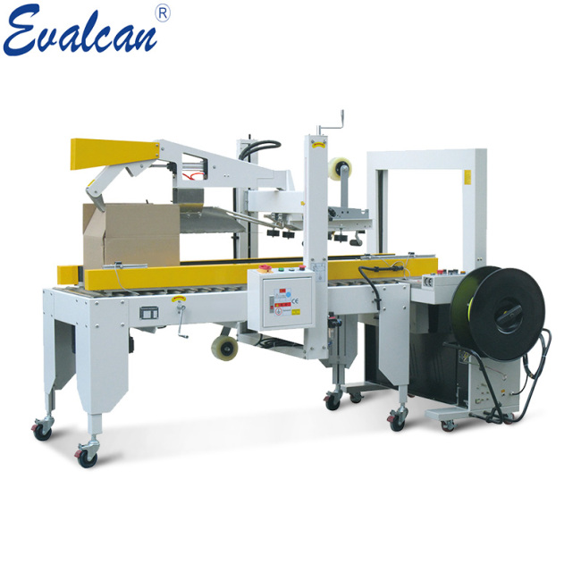 Corrugated carton box top and bottom Case Packing Machine
