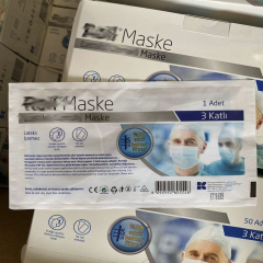 Disposable Face Mask 2Ply/3ply/4ply Ear loop & Tie On Auto Machine Individual Packing machine