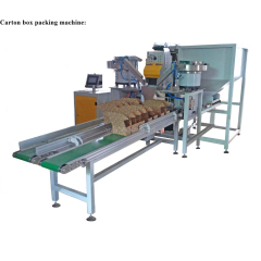 Automatic plastic part weighing counting packaging machine