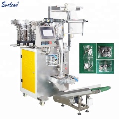 Automatic pouch packing clip machine