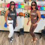 Conyson Custom Clothing Ladies Gym Fitness Sports Workout Casual Clothes Suit Seamless Women Wear Clothing  Set