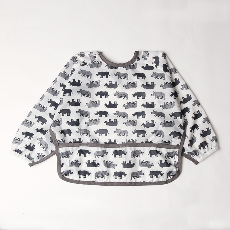 Smocked Blouse Tops Children Clothing Washable Order Best Polyester Camo Large Waterproof Good Quality Baby Bibs Long Sleeve