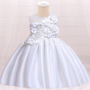 CONYSON rts hot sale korean boutique fashion toddler baby kids big girls birthday clothing princess flower night party dresses