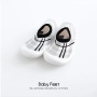Conyson Wholesale Cute New Born 1-3 yrs Organic Cotton Anti Slip Leopard Indoor Floor Infant Girl Boy Baby Sock Toddlers Shoes