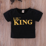Wholesale Letter Print Short Sleeve Cotton Knitted Kids Toddler Boys Summer 2 Piece Clothes Set