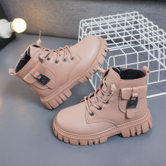 Conyson high quality rts winter Korean fashion kids designer child Non-slip boy girl Outdoor snow walking warm Martin boot shoes
