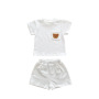 Conyson Wholesale New summer Newborn Unisex Baby Boy Girl Short Sleeve Cute Carton Cotton 2 Pieces Clothing Knitting Baby Sets