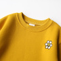 Conyson Designer Flower Print Long Sleeve Pullover Long Pant Solid Sportswear Children's Girls Clothes 2 Piece Outfit Suits