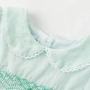 Customization Embroidery Kids Dress Summer 100% Cotton Casual Handmade Smocking Dress Boutique Party Smock Dress Girl