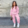 Conyson Custom LOGO Children Clothes Suit Hoodies Jogging Outfits Fashion 2 Piece Kids Tracksuit Sweatsuit Girl Clothing Set