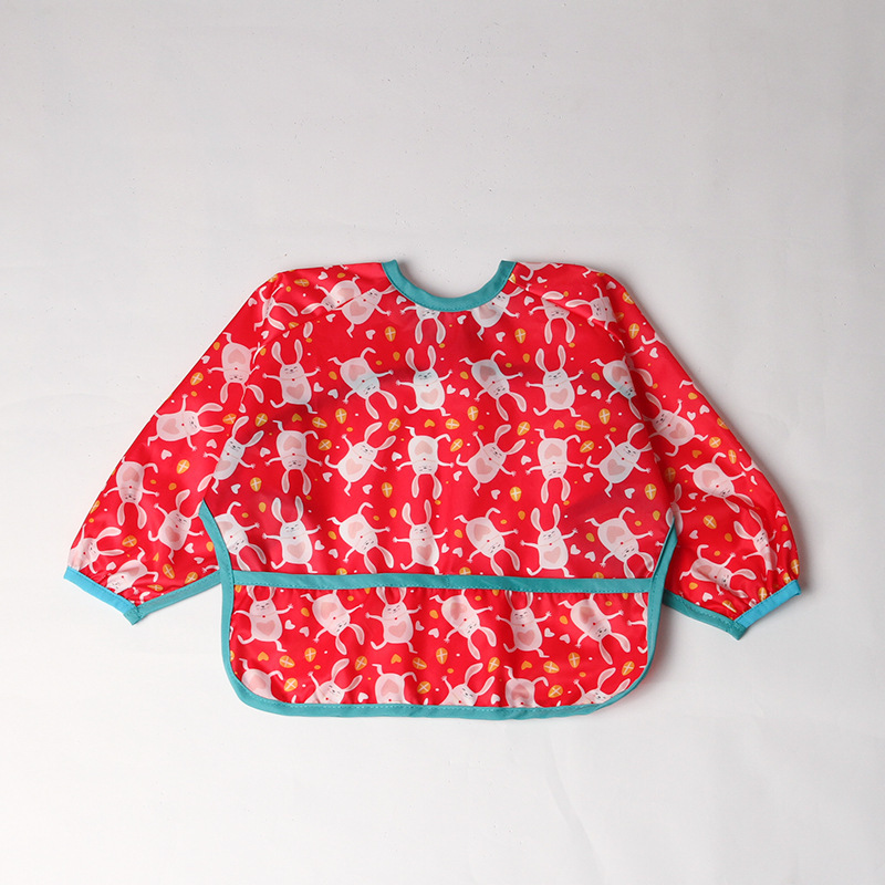 Smocked Blouse Tops Children Clothing Washable Order Best Polyester Camo Large Waterproof Good Quality Baby Bibs Long Sleeve