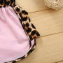 Conyson hot sale Fashion korea Leopard Printed boutique Summer kids t shirt shorts Outfit Set Cotton Baby boy Girl Clothing Sets