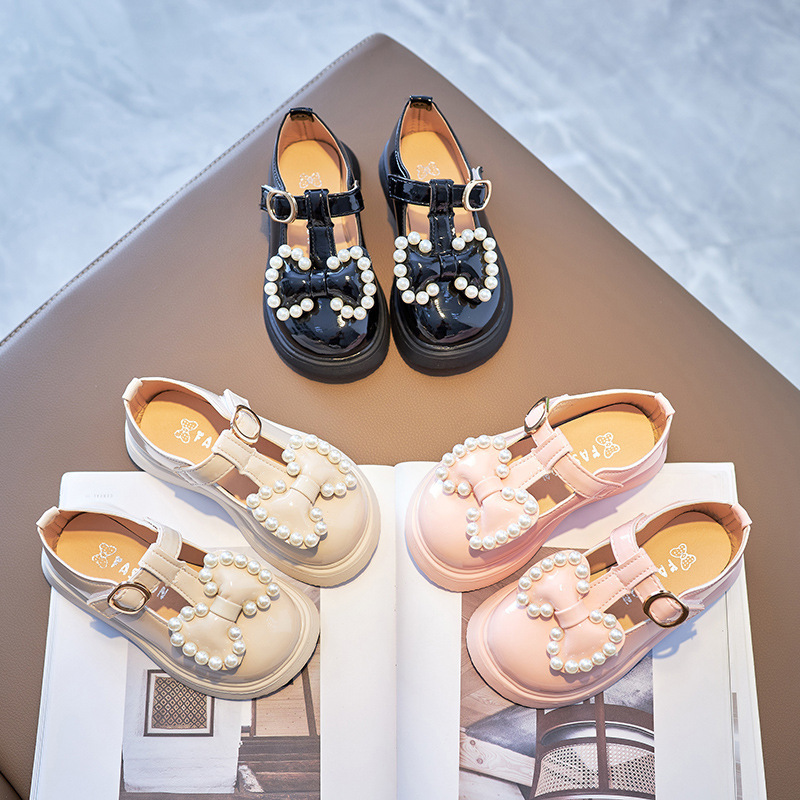 Conyson Wholesale High Quality Baby Kids Fashion Princess Shoes Summer  Children Pu Leather Child Dance Shoes Girls Dress Shoes