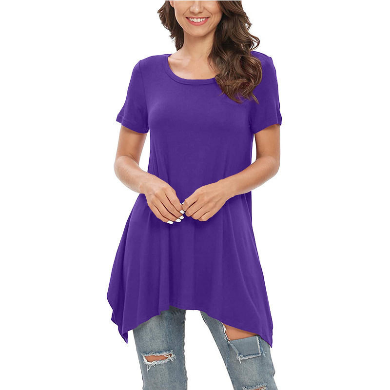 hot sale custom logo korean fashion loose clothes womens solid colors order summer one piece adult woman ladies dress undershirt