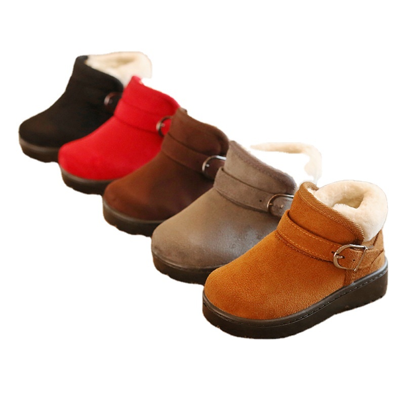 Conyson high quality korea fashion boutique toddler child baby boot kid winter leather boy girl designer warm martin boots shoes