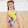 Conyson Wholesale Summer Baby Swimsuit Print Girls One-piece Quick Dry Cute baby Vacation Kids Clothes Girl Beach Bath Swimwear