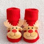 Conyson 2021 winter New fashion Christmas kids cute sets cotton thicken antislip popular toddler kids unisex red room socks