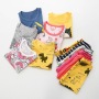 Conyson High Quality Korean Style Spring Summer Cotton Kids Pyjama Sets Boys Girls Short Sleeve Two Pieces Clothes