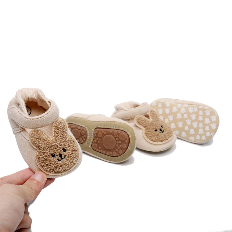 Conyson 2023 Spring Autumn Baby Colored Cotton Thin Shoe Cute Baby Toddler Children's Non-Slip Soles Unisex cartoon Baby Shoes