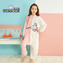 Wholesale Long Little Cotton Cute Girl Pajamas baby Kids Cartoon Onesie Pajamas Kids Girl Jumpsuit