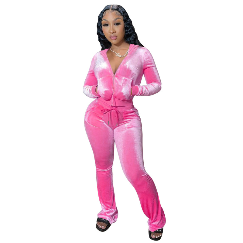 2023 Hot Sale New Design Fitness Spring Matching Sets Workout Sweatsuit Cozy Polyester Jogger 2 Pieces Club Set Women Sex Sets