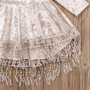 Conyson European and American New Children's Clothing Kids Dress Fishtail Skirt Spring Long Sleeve Cotton Dress for Baby Girls