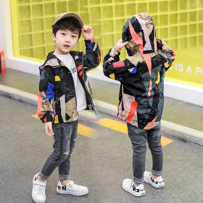 New Trend Autumn Spring Kids Jacket Boy Soft Jacket Outerwear Kids Clothes