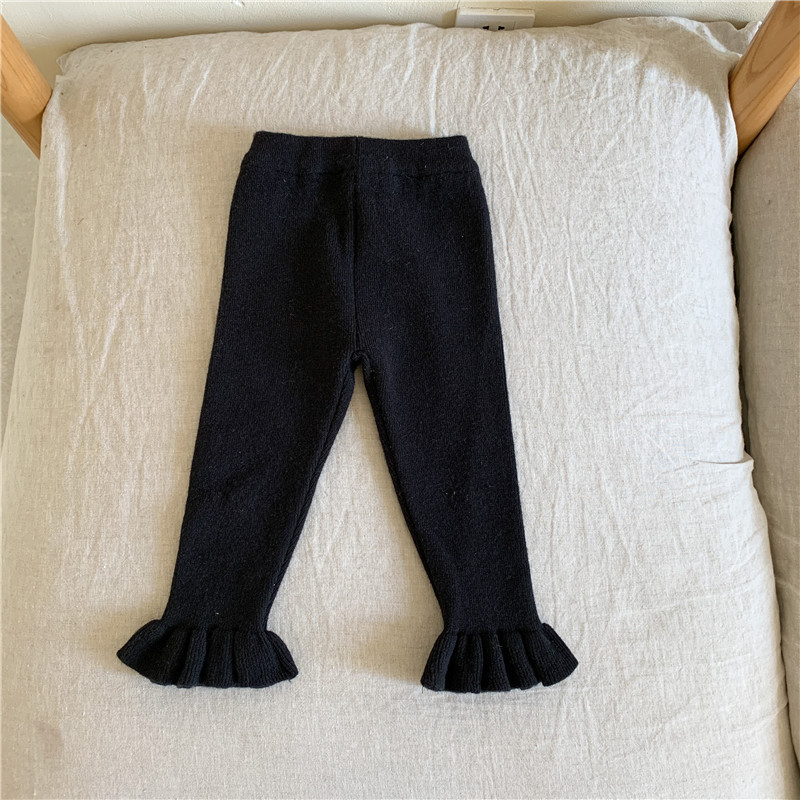 baby Clothing Autumn Winter New Leggings Girls Suspenders Pants Girls Newborn Knitted Warm Pants BodySuit
