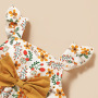 Factory Price Baby Girls Clothing Sets Cute Bowknot Baby Clothing Three-piece Sets Summer Baby Girl Clothes